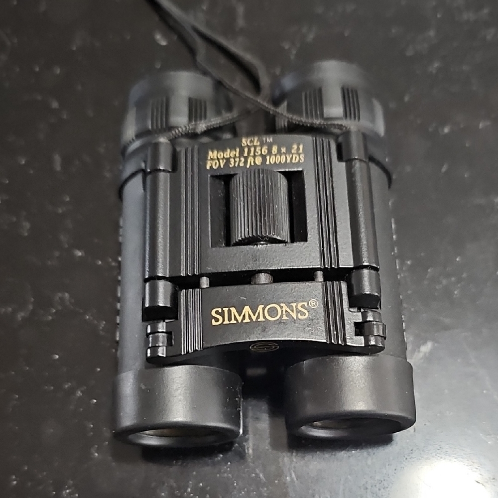 Simons Black Binoculars